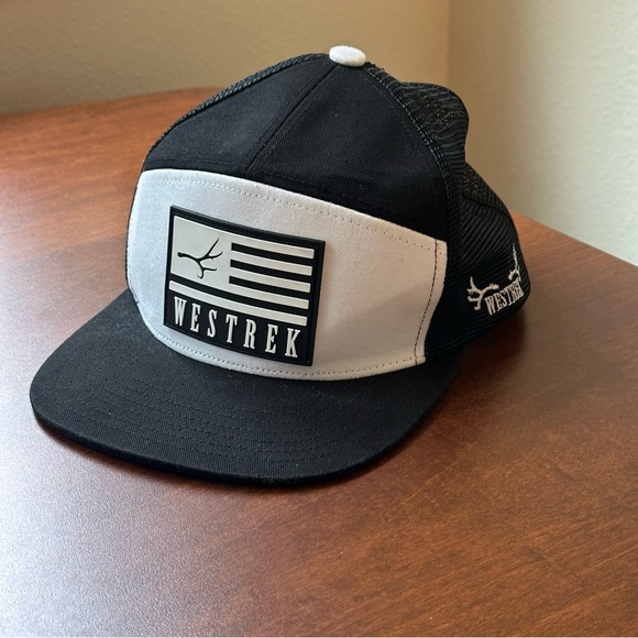 Black and White Trucker Hat - Picture 1 of 5